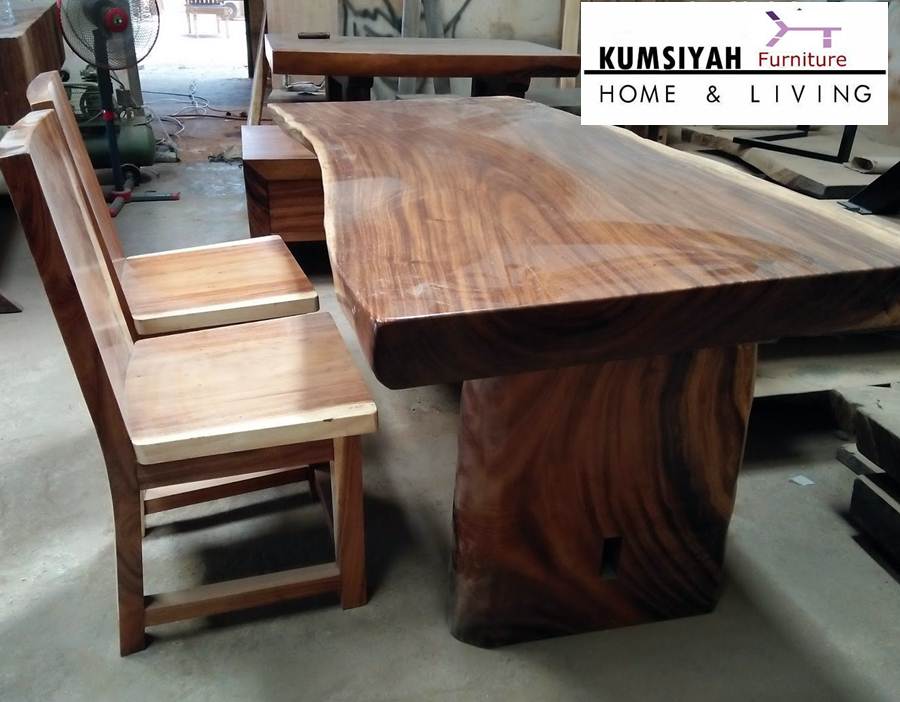  Meja  Trembesi Malang  Meja  Makan Solid  Kumsiyah Furniture