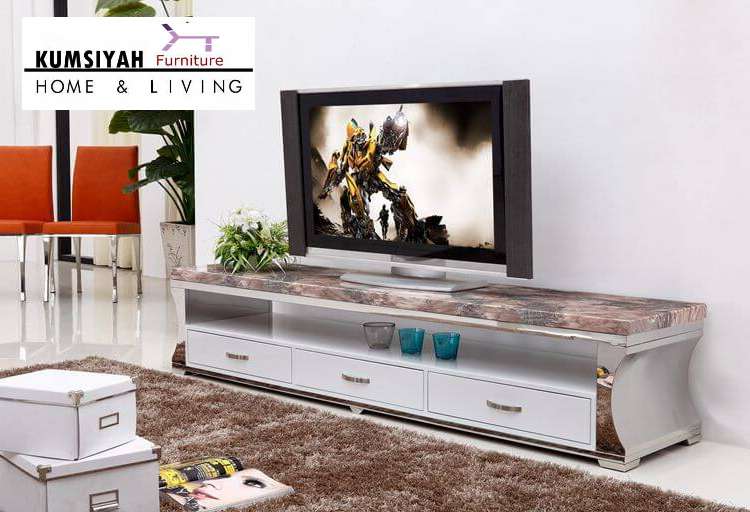 Meja Tv Marmer Minimalis Modern