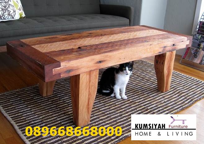 Harga Meja Balok Kayu Trembesi Solid Murah Berkualitas