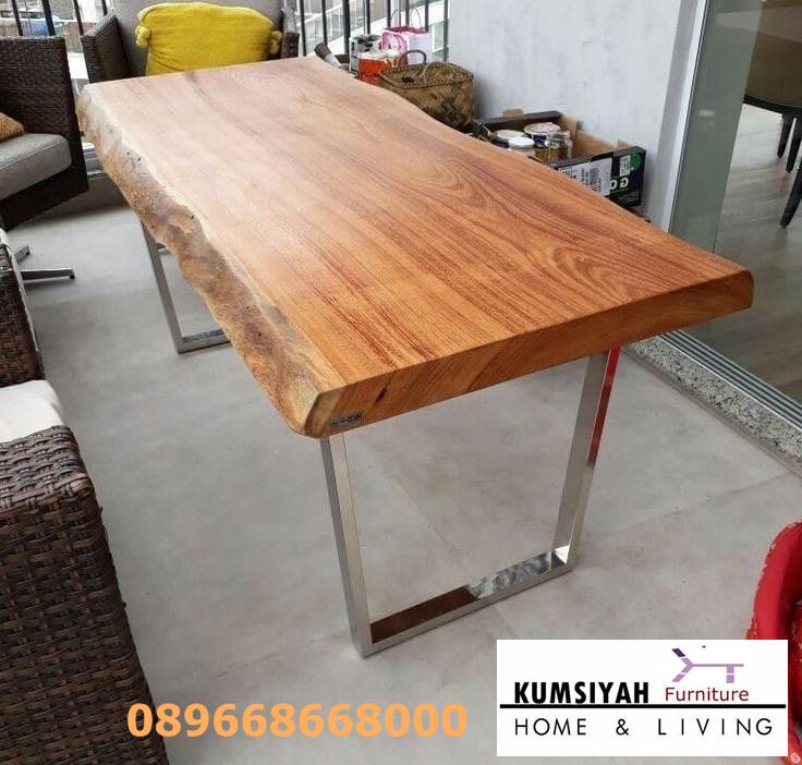 Jual Meja Besar Kayu Jati Utuh Solid Terbaru Berkualitas Terbaik