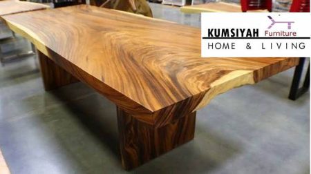 Jual Meja Kayu Trembesi Solid Minimalis Murah Terlaris