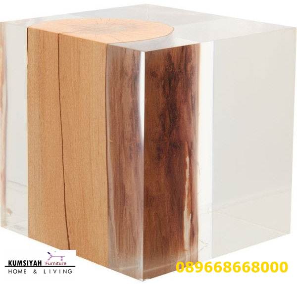 Kursi Resin Kayu Balok Desain Modern