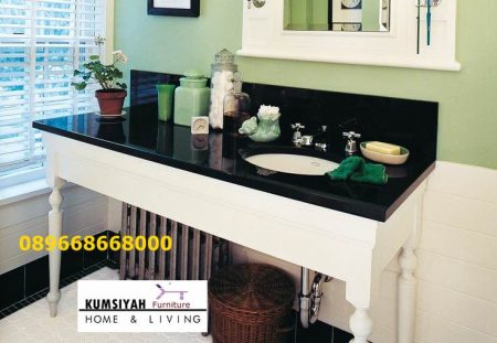 Meja Granit Hitam Berkualitas Desain Modern