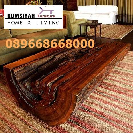 Meja Kursi Dari Balok Kayu Trembesi Harga Murah