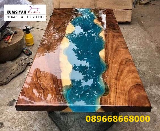 Jual Meja Resin Epoxy Minimalis Harga Terjangkau