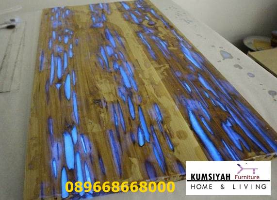 Jual Meja Resin Menyala Modern Harga Terjangkau