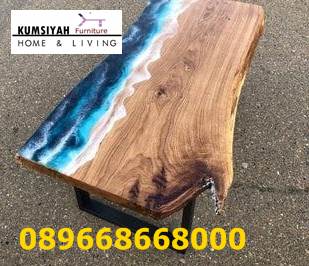 Jual Meja Resin Menyala Modern Harga Terjangkau