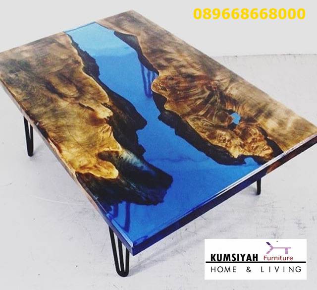 Jual Meja Resin Menyala Modern Harga Terjangkau