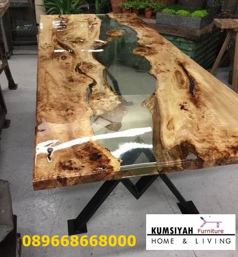 Jual Meja Resin Menyala Modern Harga Terjangkau