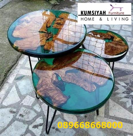 Jual Meja Resin Unik Desain Minimalis Harga Murah