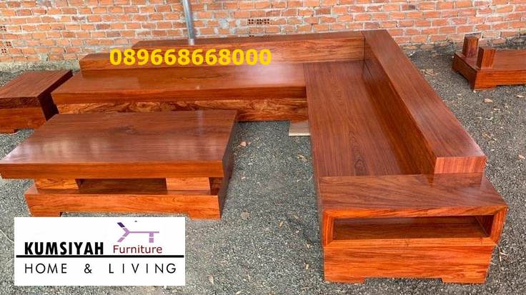 Set Kursi Kayu Jati Tebal Model Solid Harga Murah