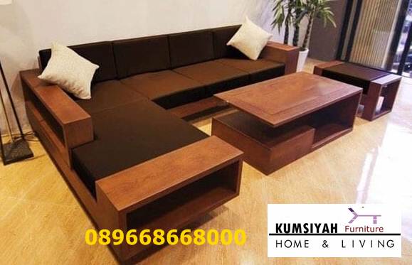 Set Kursi Kayu Jati Tebal Model Solid Harga Murah