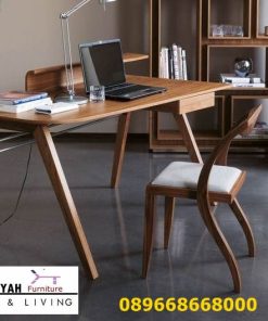 Meja Kerja Kantor Trembesi Kayu Solid Harga Murah