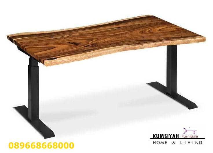 Jual Meja Kantor Kerja Kayu Solid Minimalis Harga Murah