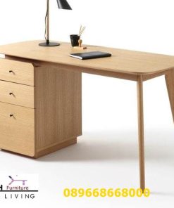 Jual Meja Kantor Kerja Kayu Solid Minimalis Harga Murah