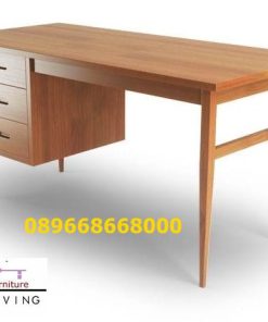 Jual Meja Kantor Kerja Kayu Solid Minimalis Harga Murah