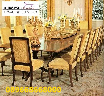 Jual Meja Makan 12 Kursi Desain Modern