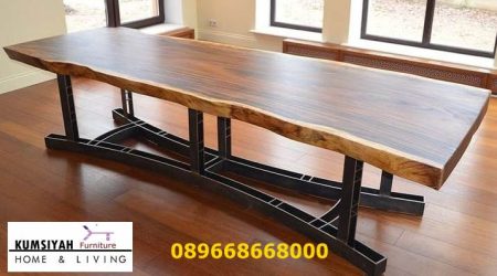 Jual Set Meja Makan Kayu Besar Model Terbaru