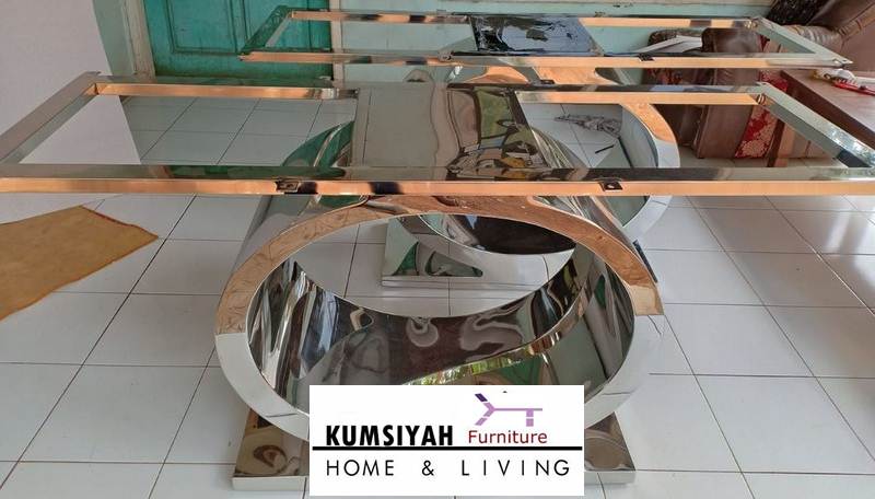 Kaki Meja Makan Stainless Steel Anti Karat Harga Murah