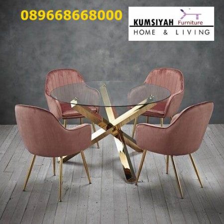 Jual Kaki Meja Stainless Bulat Bentuk Klasik Mewah