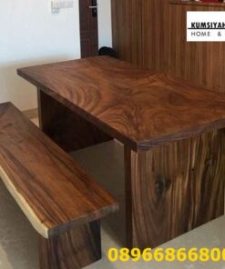 Jual Meja Bangku Trembesi Desain Minimalis Terpopuler