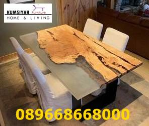 Jual Meja Makan Resin Kayu Jati Terpopuler Harga Murah