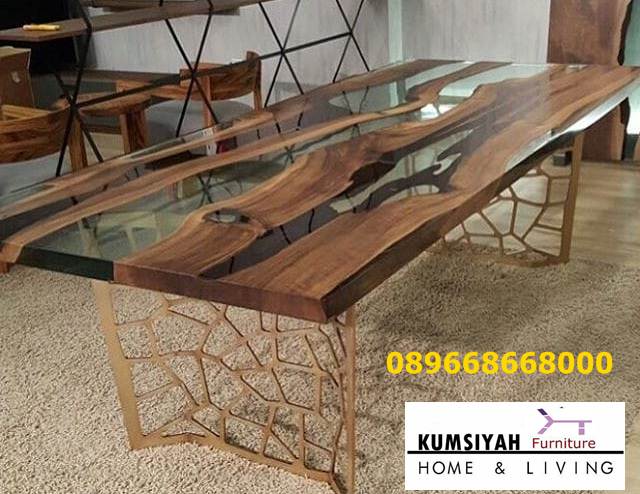 Jual Meja Makan Resin Kayu Jati Terpopuler Harga Murah