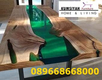 Jual Meja Makan Resin Kayu Jati Terpopuler Harga Murah