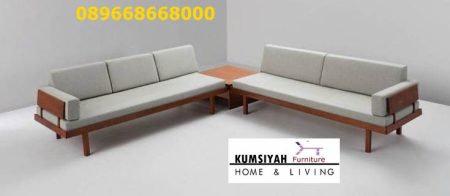 Jual Kursi Tamu Sudut Bekasi Desain Mewah Harga Termurah