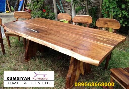 Jual Meja Trembesi Bekas Desain Minimalis Harga Murah