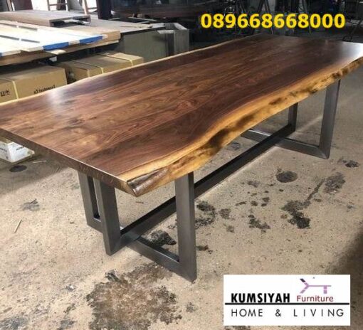 Jual Meja Makan Trembesi Jepara Terbaru Model Termurah