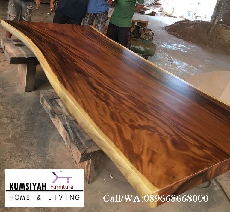 Papan Kayu Lebar Trembesi Model dan Bentuk Minimalis