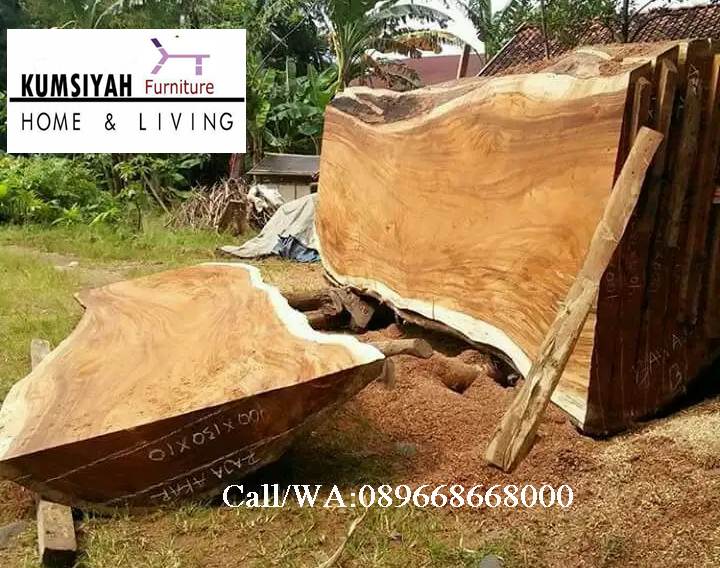 Papan Kayu Lebar Trembesi Model dan Bentuk Minimalis