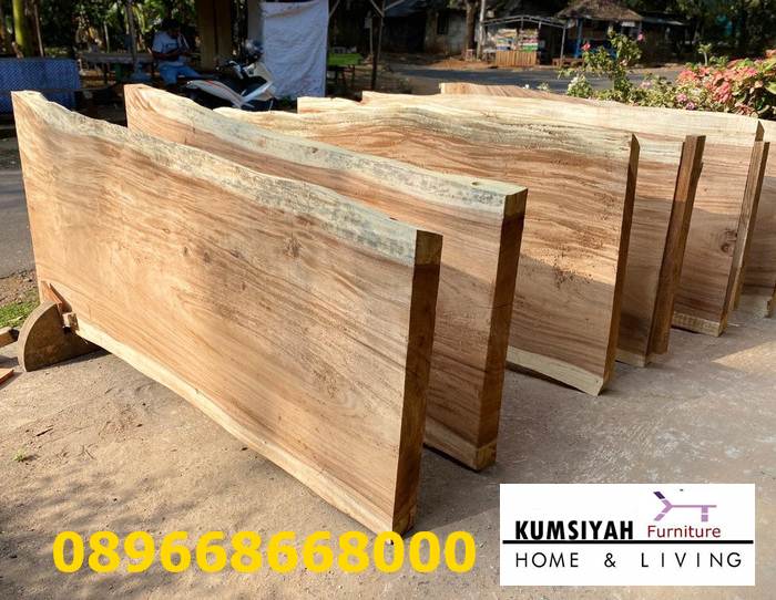 Papan Kayu Lebar Trembesi Model dan Bentuk Minimalis