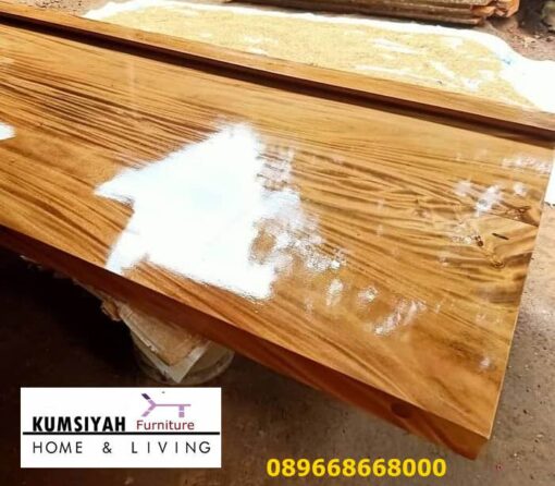 Papan Kayu Lebar Trembesi Model dan Bentuk Minimalis