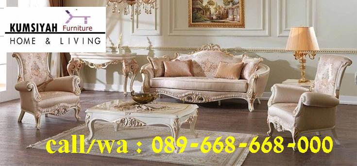 Jual Kursi Tamu Mewah Elegan Desain Terpopuler