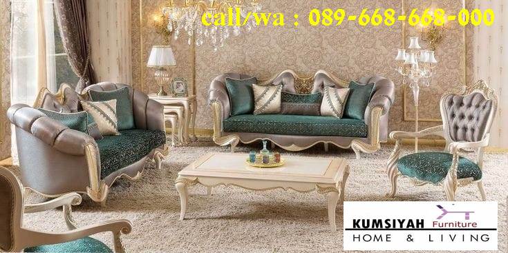 Jual Kursi Tamu Mewah Elegan Desain Terpopuler