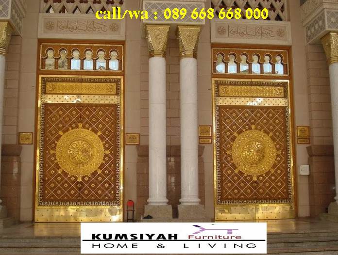 Jual Pintu Masjid Nabawi Kayu Jati Berkualitas