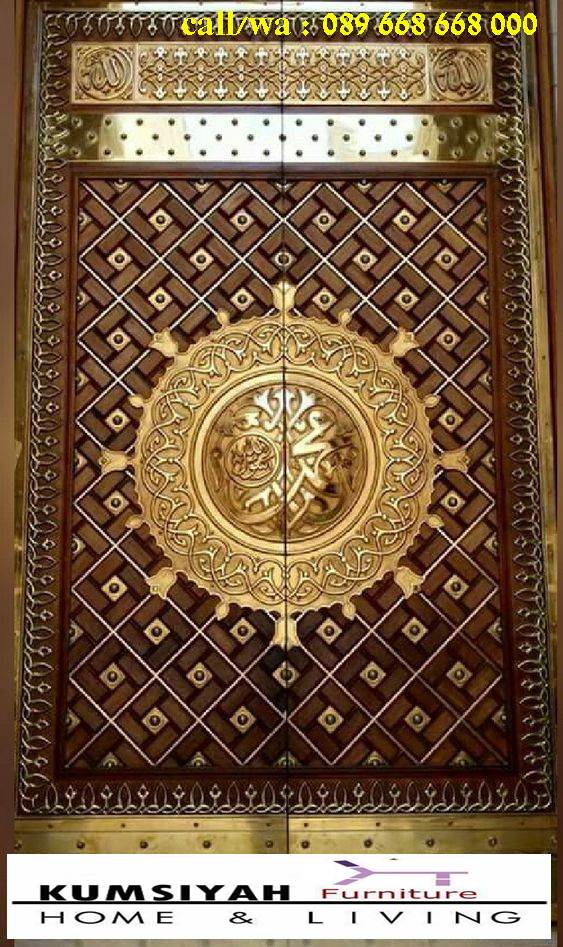 Jual Pintu Masjid Nabawi Kayu Jati Berkualitas