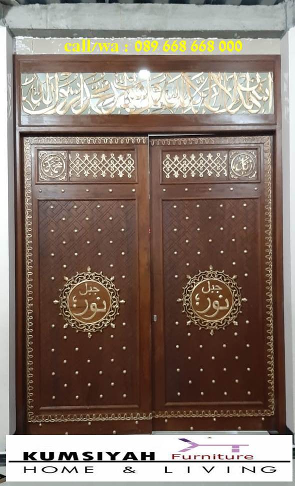 Jual Pintu Masjid Nabawi Kayu Jati Berkualitas