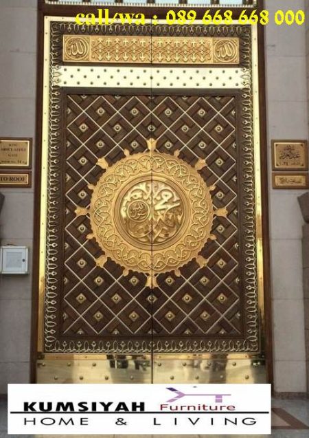 Jual Pintu Masjid Nabawi Kayu Jati Berkualitas