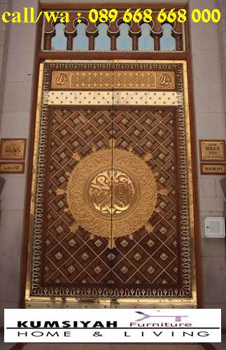 Jual Pintu Masjid Nabawi Kayu Jati Berkualitas