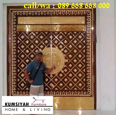 Jual Pintu Masjid Nabawi Kayu Jati Berkualitas