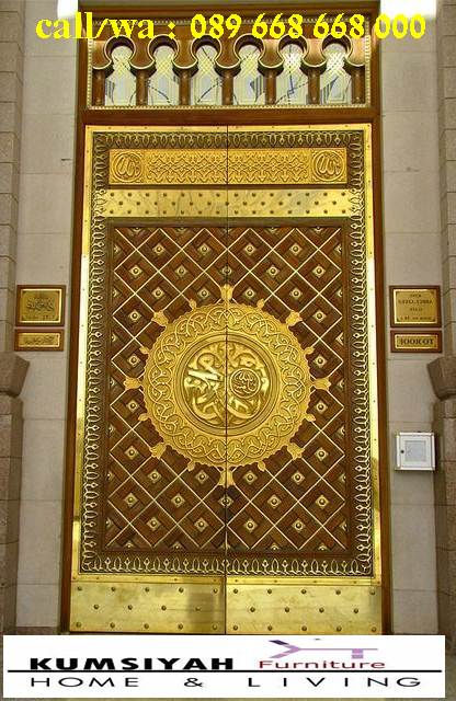 Jual Pintu Masjid Nabawi Kayu Jati Berkualitas