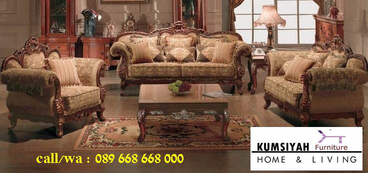 Jual Kursi Sofa Jati Klasik Desain Minimalis