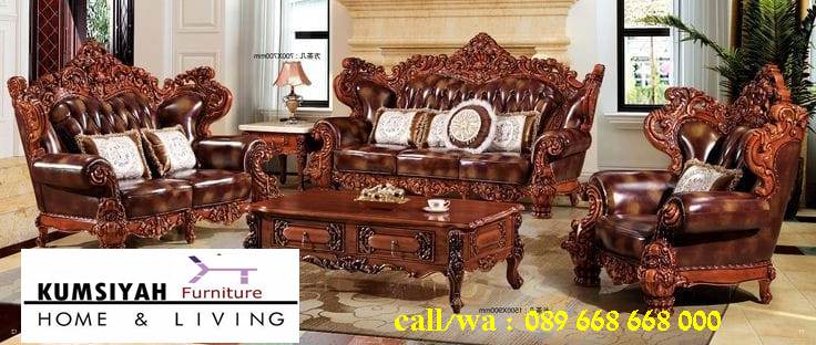 Jual Kursi Sofa Jati Klasik Desain Minimalis