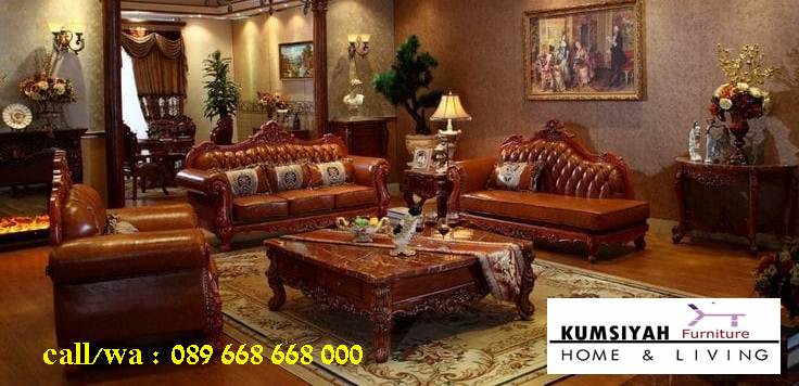 Jual Kursi Sofa Jati Klasik Desain Minimalis