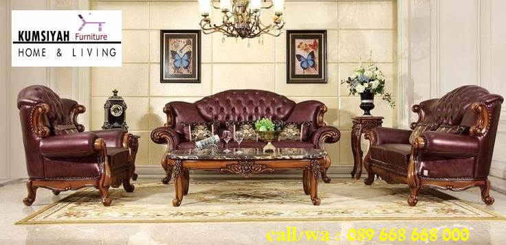 Jual Kursi Sofa Jati Klasik Desain Minimalis