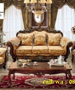 Jual Kursi Sofa Jati Klasik Desain Minimalis