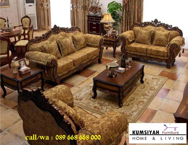 Jual Kursi Sofa Jati Klasik Desain Minimalis